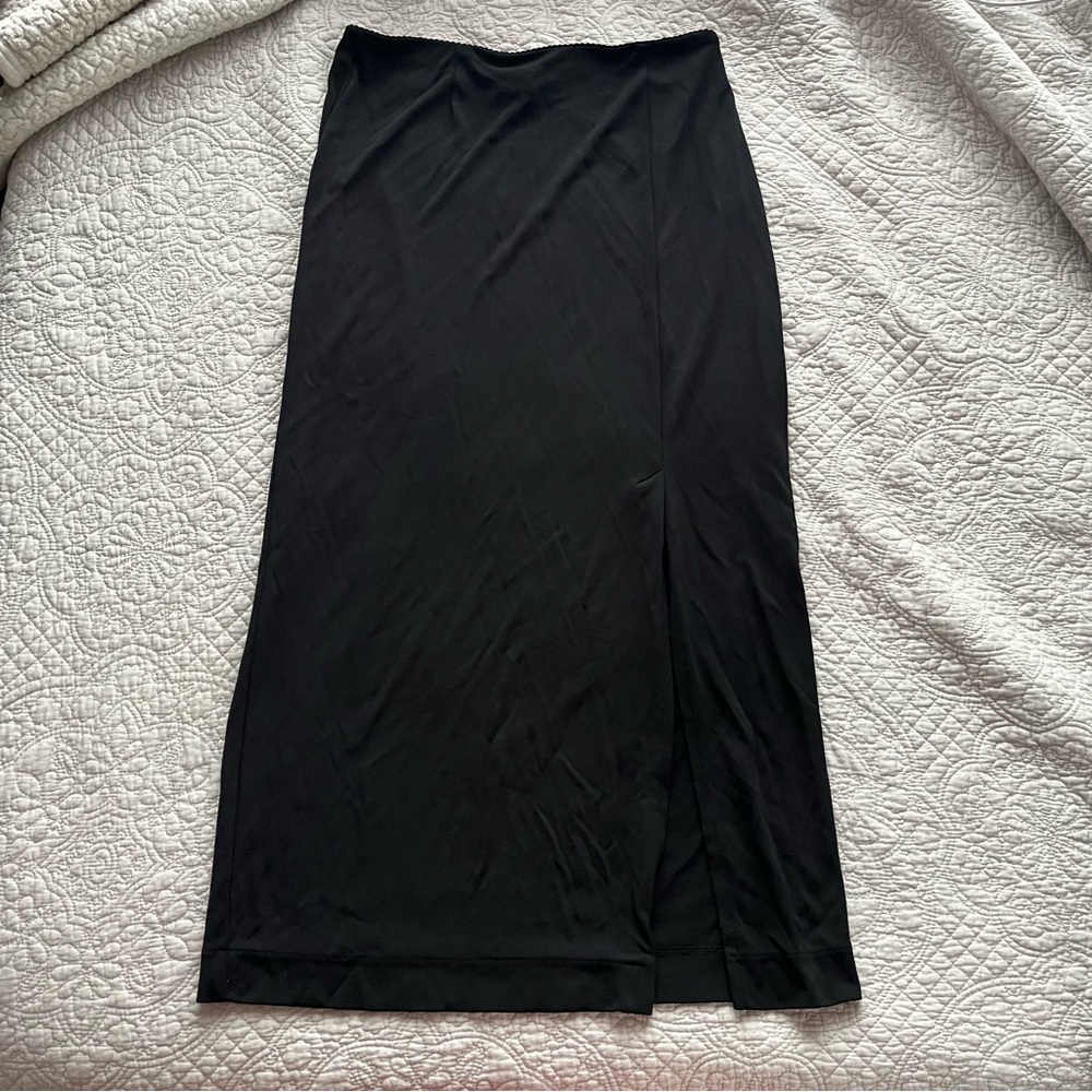 Black Midi Skirt